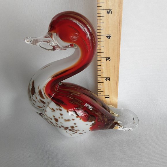 Vintage Murano Glass Uranium Duck/Goose RARE in Excellent Condition - Picture 10 of 10